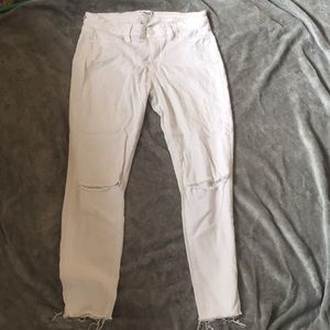 PAIGE ripped white jeans